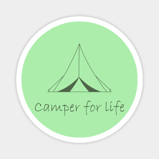 Camper for life Magnet